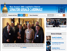 Tablet Screenshot of cardinale.senatenj.com