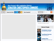 Tablet Screenshot of connors.senatenj.com