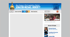 Desktop Screenshot of doherty.senatenj.com